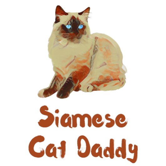 Siamese Cat Daddy T - Shirt