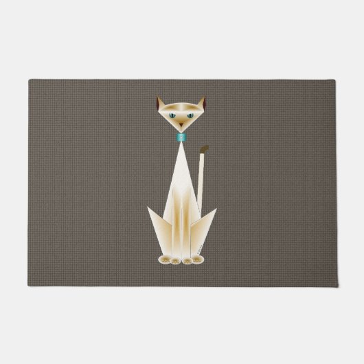 Siamese Cat Doormat Fußmatte (Vorderseite)