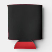 Siamese Cat Drinking Wine at Barbecue Party  Dosenkühler (Rückseite)