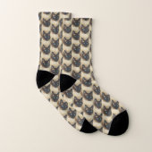 Siamese Cat Faces Socken (Paar)