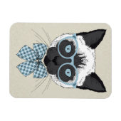 Siamese Cat Fashion Smart Magnet (Horizontal)