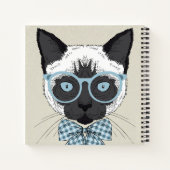 Siamese Cat Fashion Smart Notizblock (Rückseite)