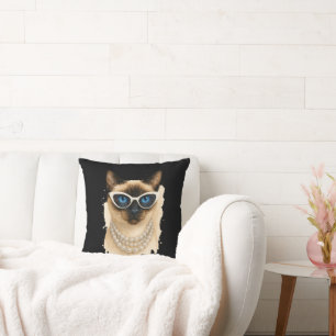 Siamese Cat for Cat Lovers Kissen