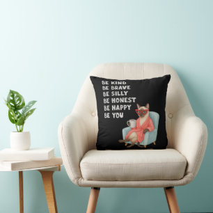 Siamese Cat for Coffee Lovers Kissen