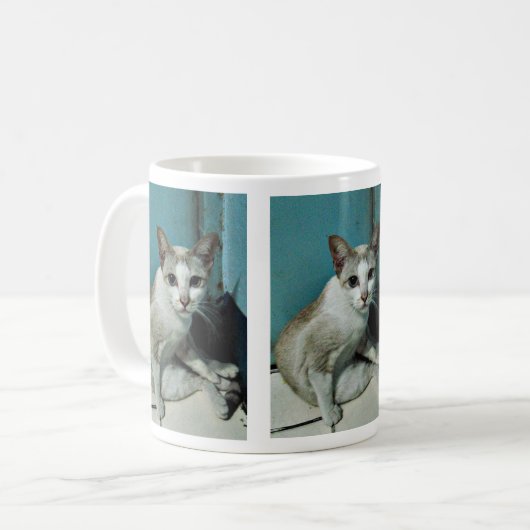 Siamese Cat Friend Kaffeetasse (Vorderseite Links)