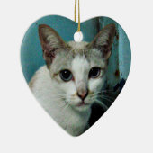 Siamese Cat Friend Keramikornament (Rechts)