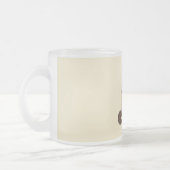 Siamese Cat Frosted Glass Mug Mattglastasse (Links)