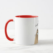 Siamese Cat Funny Zitat Tasse (Links)