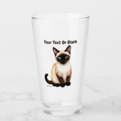 Siamese Cat Glas (Vorderseite)
