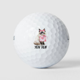 "Siamese Cat Golf Balls - Purfect for Golf Lovers Golfball