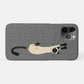 Siamese Cat hanging on | Funny Cat Case-Mate iPhone Hülle (Rückseite (Horizontal))