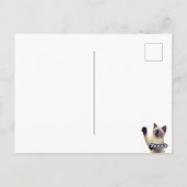 Siamese Cat Hello There Custom Message Postkarte (Rückseite)