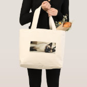 Siamese Cat Jumbo Stoffbeutel (Vorderseite (Produkt))