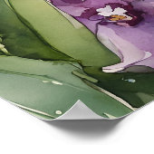 Siamese Cat - Katze Art Print Poster (Ecke)