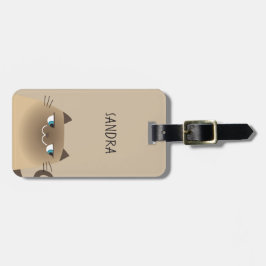 Siamese Cat Kawaii Gepäckanhänger