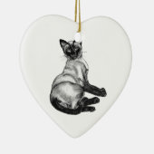 Siamese Cat Keramikornament (Rechts)