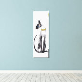 SIAMESE CAT LEINWANDDRUCK (Insitu (Holzboden))