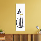 SIAMESE CAT LEINWANDDRUCK (Insitu (Wohnzimmer))