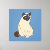 Siamese Cat Leinwanddruck (Vorderseite)