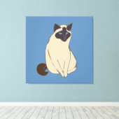 Siamese Cat Leinwanddruck (Insitu (Holzboden))