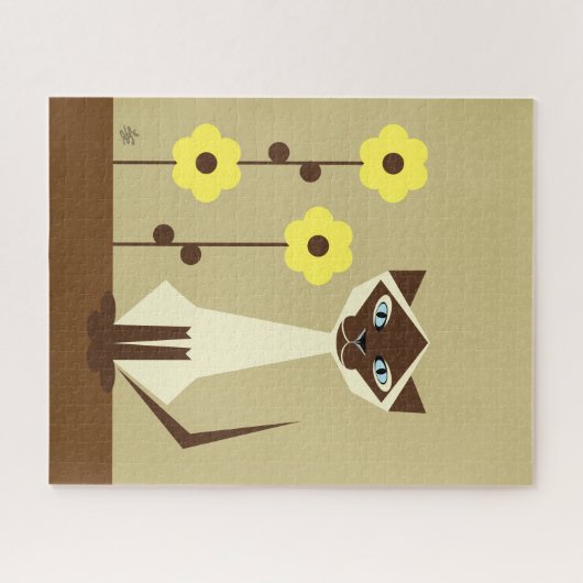 Siamese Cat Lover Puzzle (Horizontal)