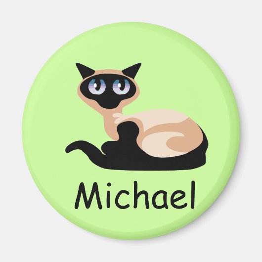 Siamese Cat Magnet (Vorne)