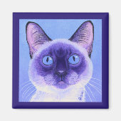 Siamese Cat Magnet (Vorne)