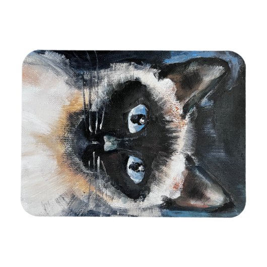 Siamese cat magnet (Horizontal)