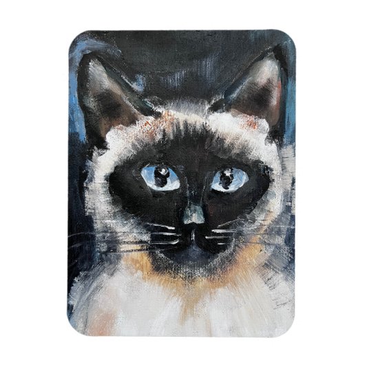 Siamese cat magnet (Vertikal)