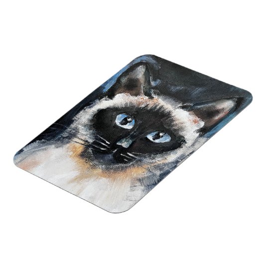 Siamese cat magnet (Linke Seite)