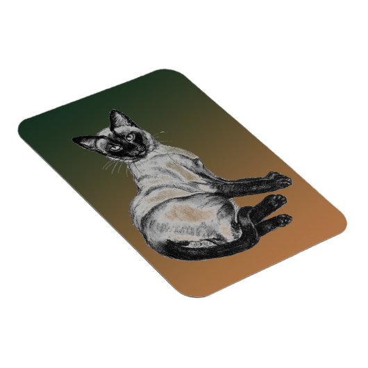 Siamese Cat Magnet (Rechte Seite)