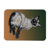 Siamese Cat Magnet (Horizontal)