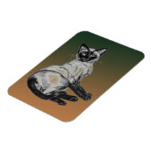 Siamese Cat Magnet (Linke Seite)