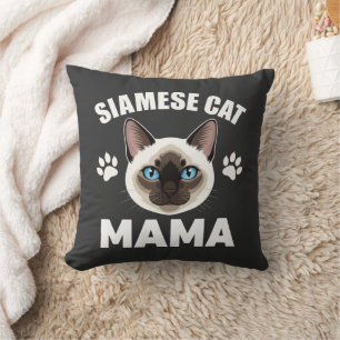 Siamese Cat Mama Kissen