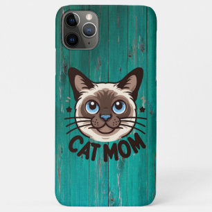 Siamese Cat Mama Mütter Tag Geschenk für Feline Li Case-Mate iPhone Hülle