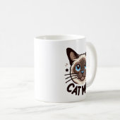 Siamese Cat Mama Mütter Tag Geschenk für Feline Li Kaffeetasse (VorderseiteRechts)