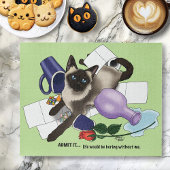 Siamese Cat Mischief Fantasy Puzzle