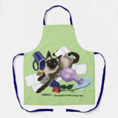 Siamese Cat Mischief Funny Schürze (Vorderseite)