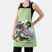 Siamese Cat Mischief Funny Schürze (InSitu)