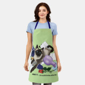 Siamese Cat Mischief Funny Schürze (Getragen)