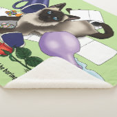 Siamese Cat Mischief Funny Sherpadecke (3/4)