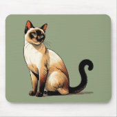 Siamese Cat Mousepad (Vorne)