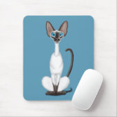 Siamese Cat Mousepad (Mit Mouse)