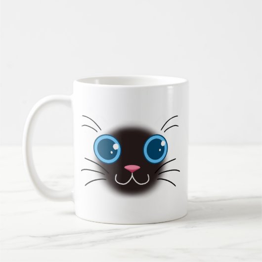 Siamese Cat Niedliche Tasse (Links)