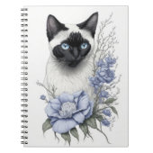 Siamese Cat Notizblock (Vorderseite)