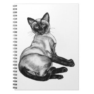 Siamese Cat Notizblock
