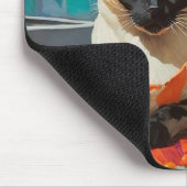 Siamese Cat on Countertop Mousepad (Ecke)