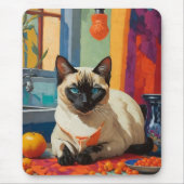Siamese Cat on Countertop Mousepad (Vorne)
