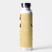 Siamese Cat On Old Paper Trinkflasche (Links)