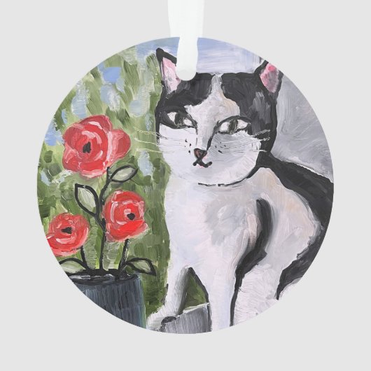 Siamese cat ornament (Rückseite)